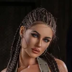 Implanted Synthetic Hair with Dreadlocks