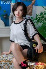 153cm (5ft) B-Cup Asia Chinese/Japan Sex Doll Molly, ROS Head - SexyDolls.shop