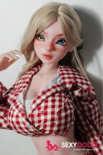 148cm (4ft10) L-Breasts Realistic Anime Sex Doll Jennifer Eden with Head DHR012 for Men - Image 5