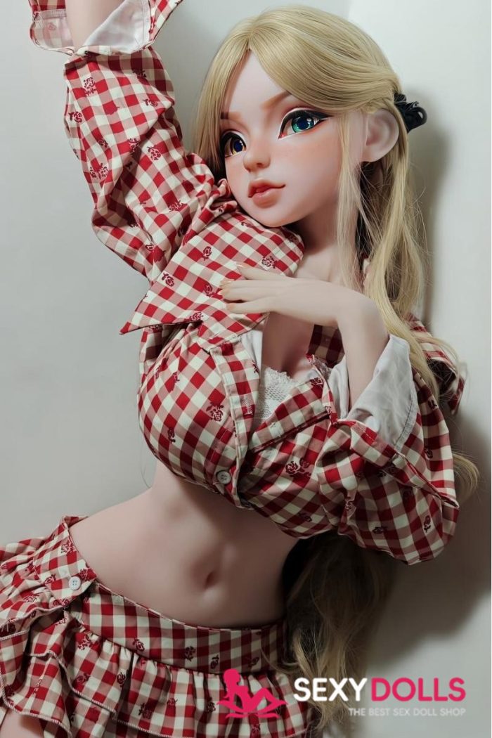 148cm (4ft10) L-Breasts Realistic Anime Sex Doll Jennifer Eden with Head DHR012 for Men - Image 6