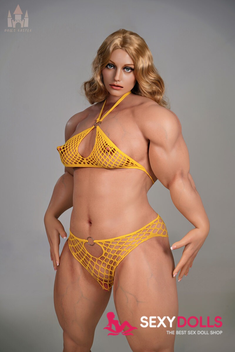160cm (5ft3) B-Cup Silicone Muscle Sexdoll Stella, Head #S15, ROS Available - SexyDolls.shop 160cm (5ft3) B-Cup Silicone Muscle Sexdoll Stella, Head #S15, ROS Available - SexyDolls.shop