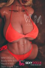 70cm (2ft4) B19 Sex Torso Darja with Head #360, Fuckable Tits Optional - Image 8