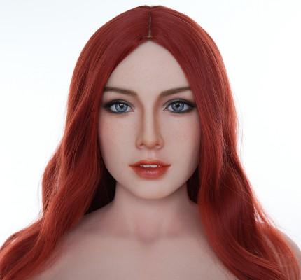 Red Long Curly