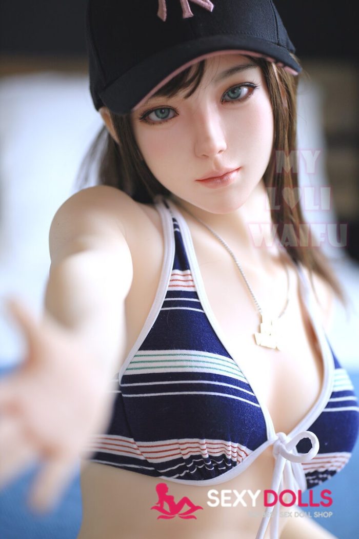 148cm (4ft10) B-Cup Hybrid Sexye Doll Suzu with Silicone Head #109 for Men - Image 2