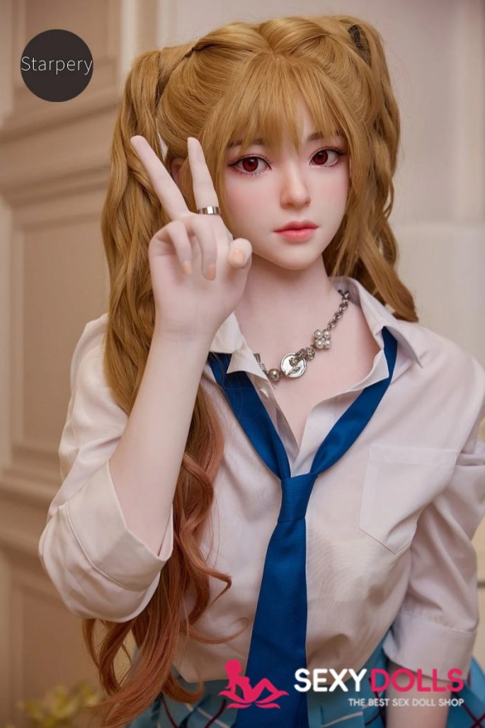 163cm (5ft4) C-Cup Asian Sex Doll Asuka Eva with Silicone Head & TPE Body, ROS Available - Image 2