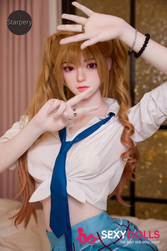 163cm (5ft4) C-Cup Asian Sex Doll Asuka Eva with Silicone Head & TPE Body, ROS Available - Image 7