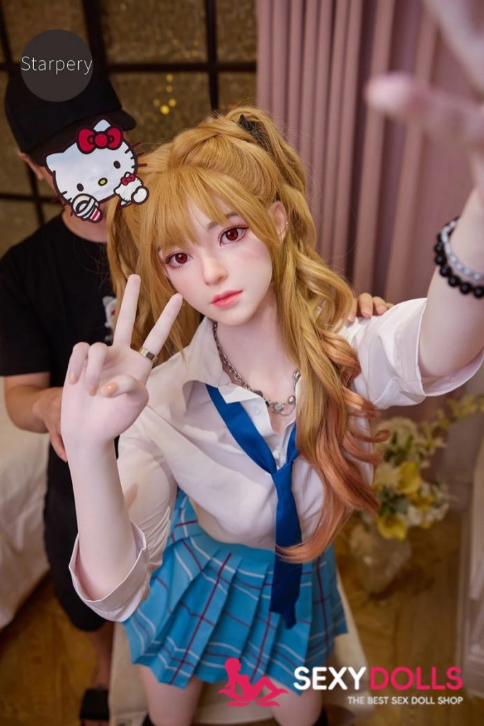 163cm (5ft4) C-Cup Asian Sex Doll Asuka Eva with Silicone Head & TPE Body, ROS Available - Image 9