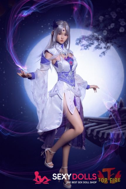 164cm (5ft4) B-Cup Silicone S E X Doll Nova with ROS Head T56 for Men - SexyDolls.shop