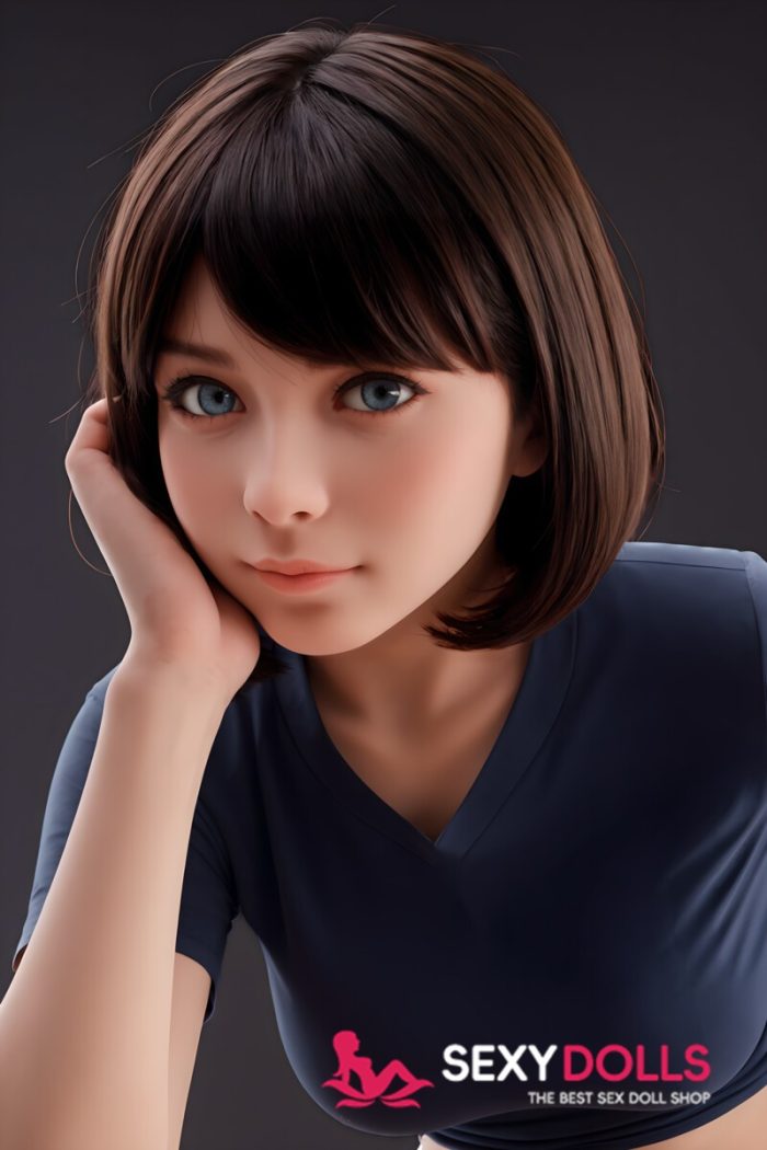 151cm (4ft11) Asian Chubby Sex Doll with Silicone Head #AB17 for Men - Image 2