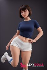 151cm (4ft11) Asian Chubby Sex Doll with Silicone Head #AB17 for Men - Image 3
