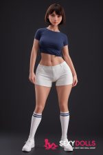 151cm (4ft11) Asian Chubby Sex Doll with Silicone Head #AB17 for Men - Image 4