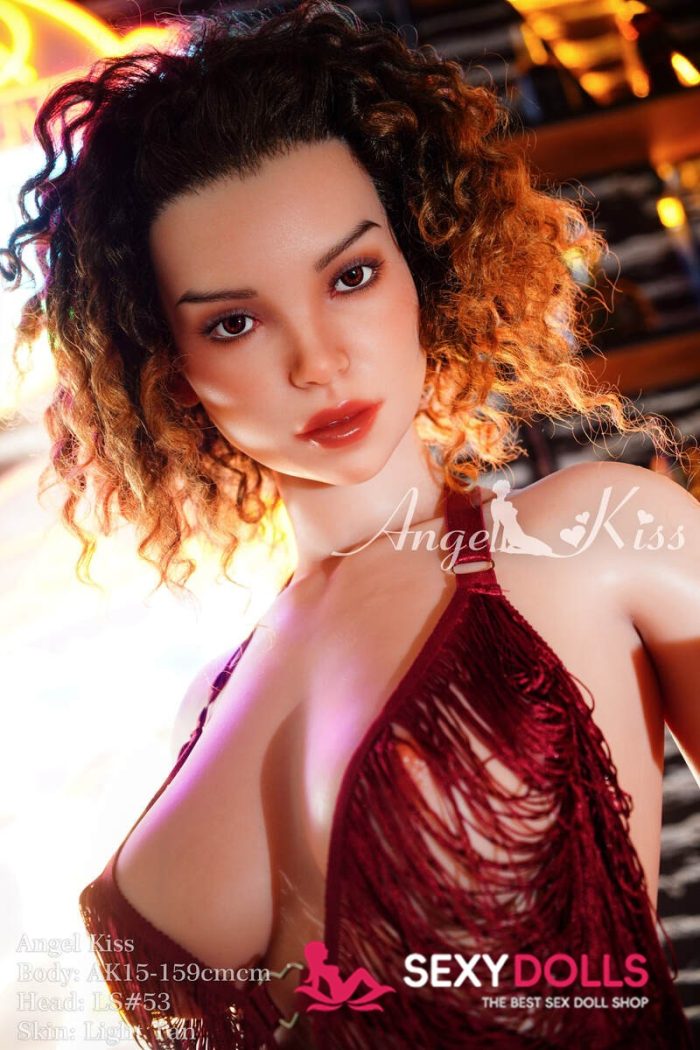 159cm (5ft2) AK15 F-cup Realistic Latina Sex Doll with Head LS53 for Men - Image 10