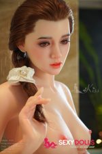 150cm (4ft11) AK19 All-In-One Seamless Neck Silicone Sex Doll June with Head LS29 for Men - Image 9