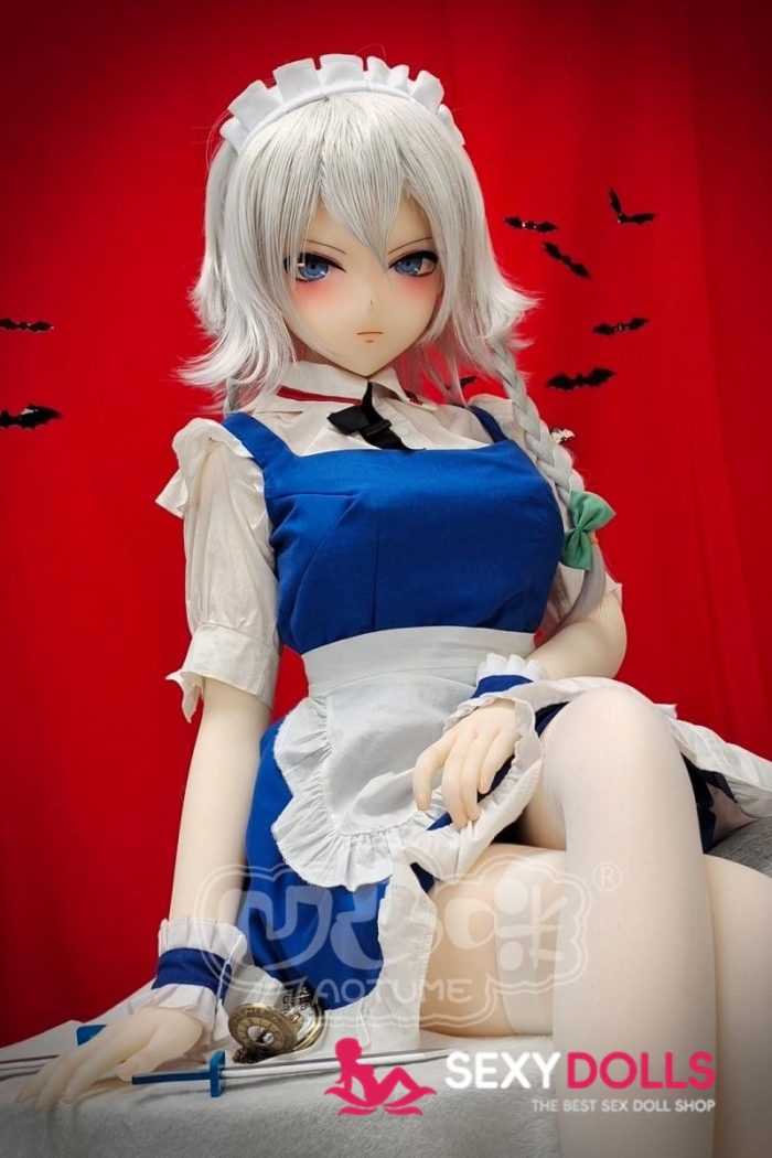 155cm (5ft1) C-Cup Full Size Anime Sex Doll Sakuya with Head#103 for Men - Image 2