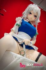 155cm (5ft1) C-Cup Full Size Anime Sex Doll Sakuya with Head#103 for Men - Image 8