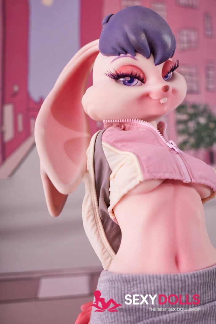 70cm/ 27.6″ Silicone Bunny Sex Doll Lori for Men - Image 4