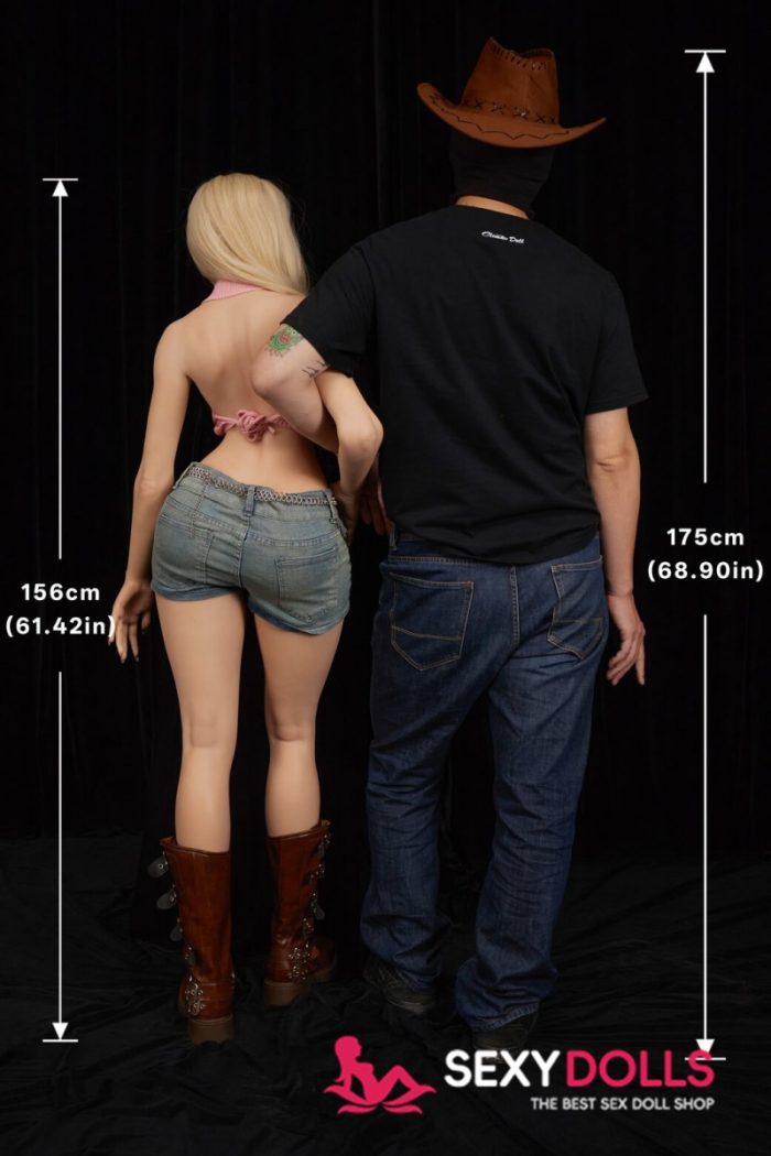 156cm (5ft2) F-Cup Realistic Silicone Blonde Sex Doll Rhea, CLM ULW Series - Image 10