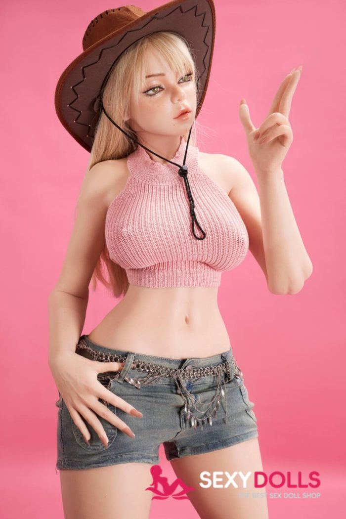 156cm (5ft2) F-Cup Realistic Silicone Blonde Sex Doll Rhea, CLM ULW Series - Image 4