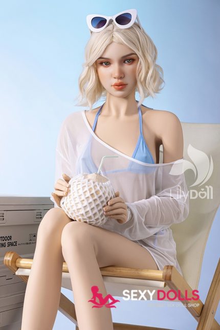 166cm (5ft5) C-Cup Hybrid Blonde Sex Doll Ivy-A with Head LH034A-A for Men | SexyDolls.shop