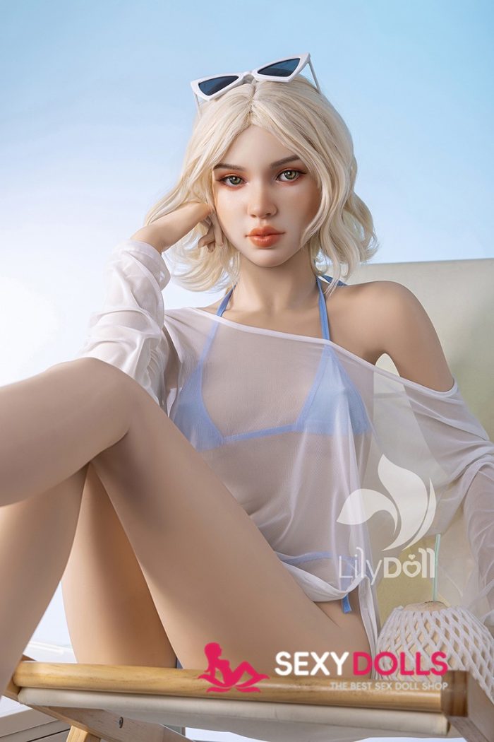 166cm (5ft5) C-Cup Hybrid Blond Sex Doll Ivy-A, Head LH034A-A, In US Stock | SexyDolls.shop