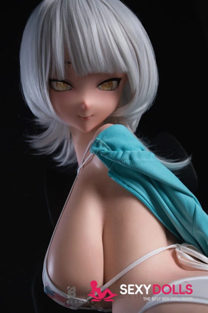 101cm (3ft4) J-Cup Silicone Anime Sex Doll Torso Lumina with Head O03 for Men - Image 3