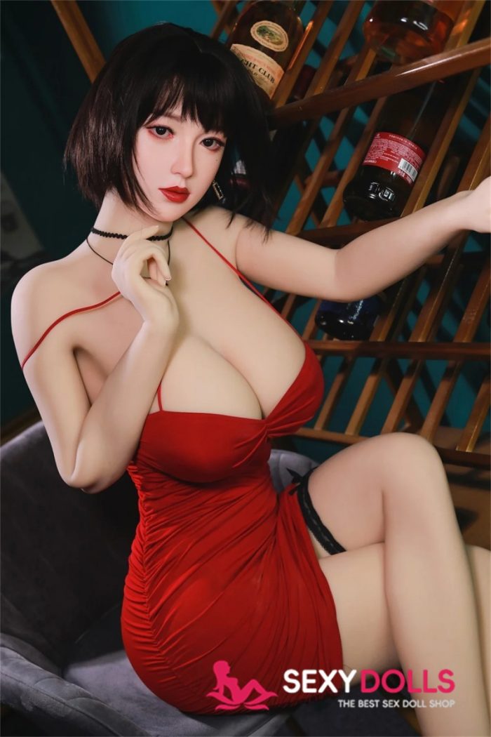 168cm/5ft6 I-cup Large Breasts Sex Doll Shokufeh with Silicone Head for Men - Image 2