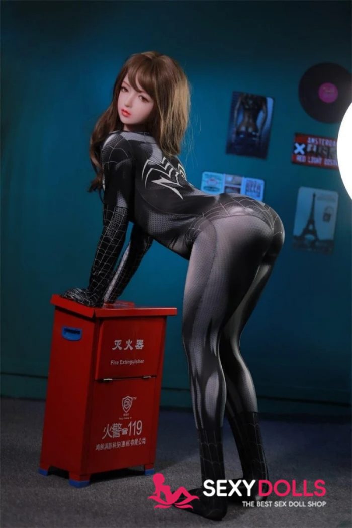 158cm/ 5ft2 G-cup Cosplay Love Doll Sidony with Silicone Head for Men - Image 7
