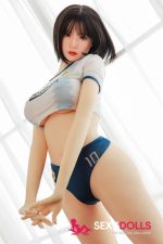 165Scm/ 5ft5 H-cup Korean Love Doll Sigrid with Silicone Head for Men - Image 8