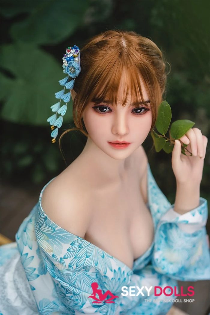 165cm (5ft5) C-cup Silicone Small Breasts Sex Doll Sienna for Men - Image 4