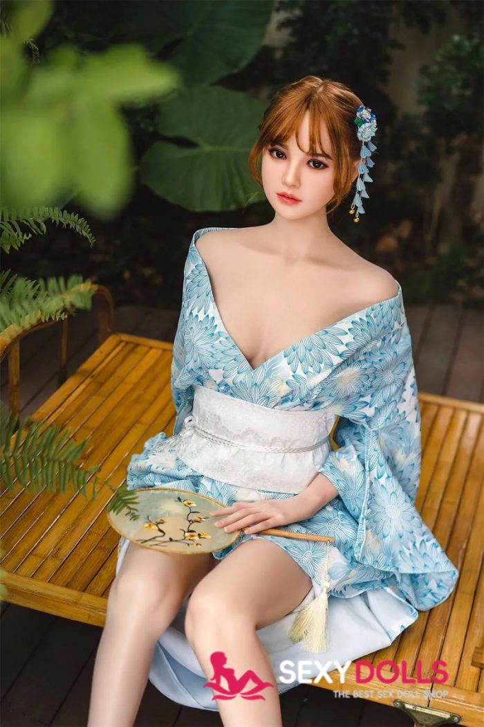 165cm (5ft5) C-cup Silicone Small Breasts Sex Doll Sienna for Men - Image 5