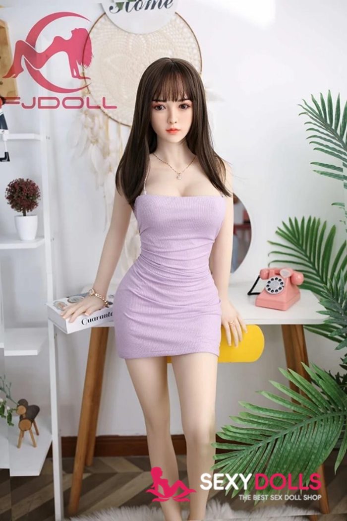158cm (5ft2) D-cup Hybrid Mia Sex Doll with Silicone Head for Men - Image 9