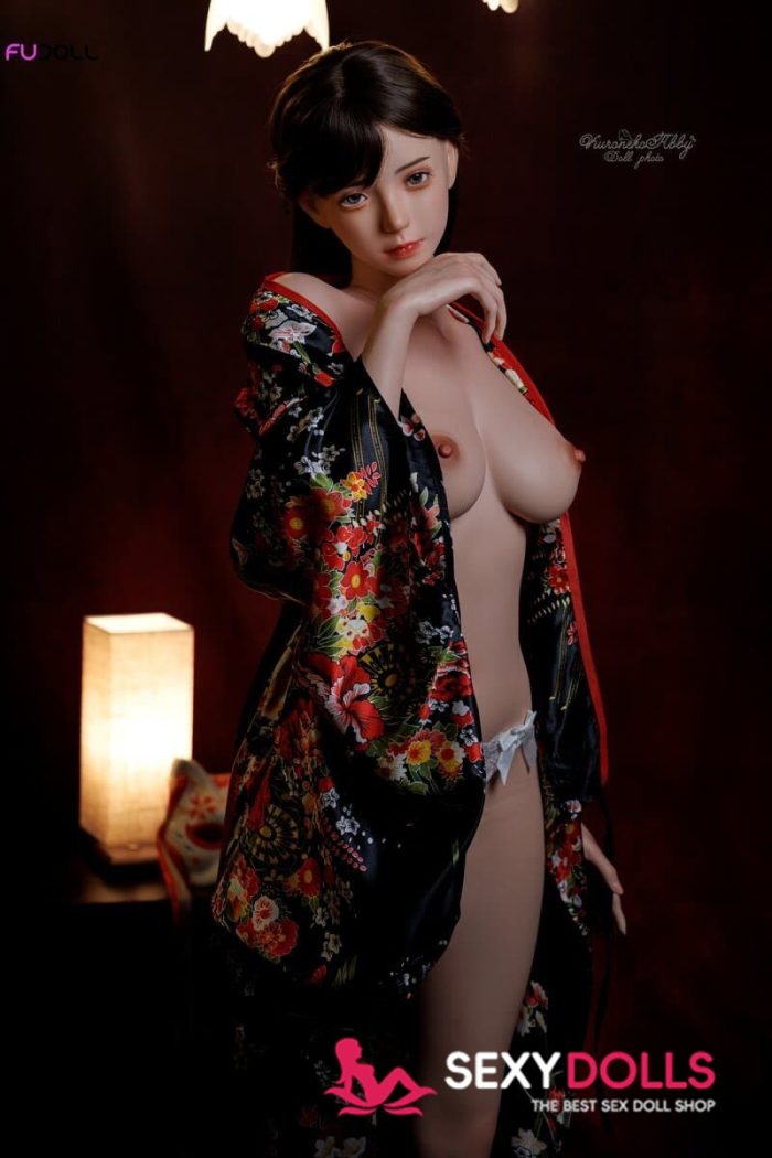 161cm (5ft3) Silicone Chinese Love Doll kimono GuXiaoYu with Head #J013 for Men - Image 3