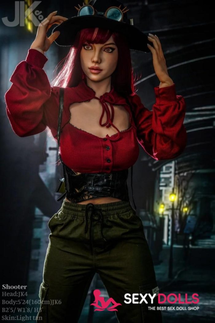 160cm (5ft3) E-cup Redhead Sex Doll Monet for Men - Image 8