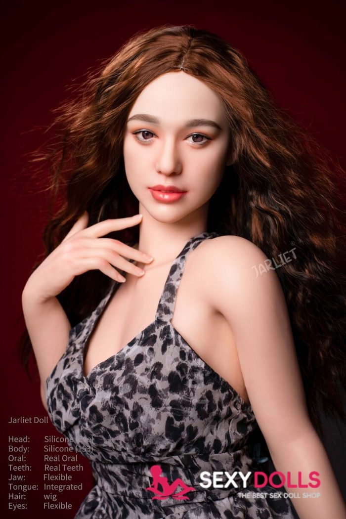 153cm (5ft) C-Cup Silicone Korean Love Doll Eve, ROS Head, Real Skin Texture - Image 2