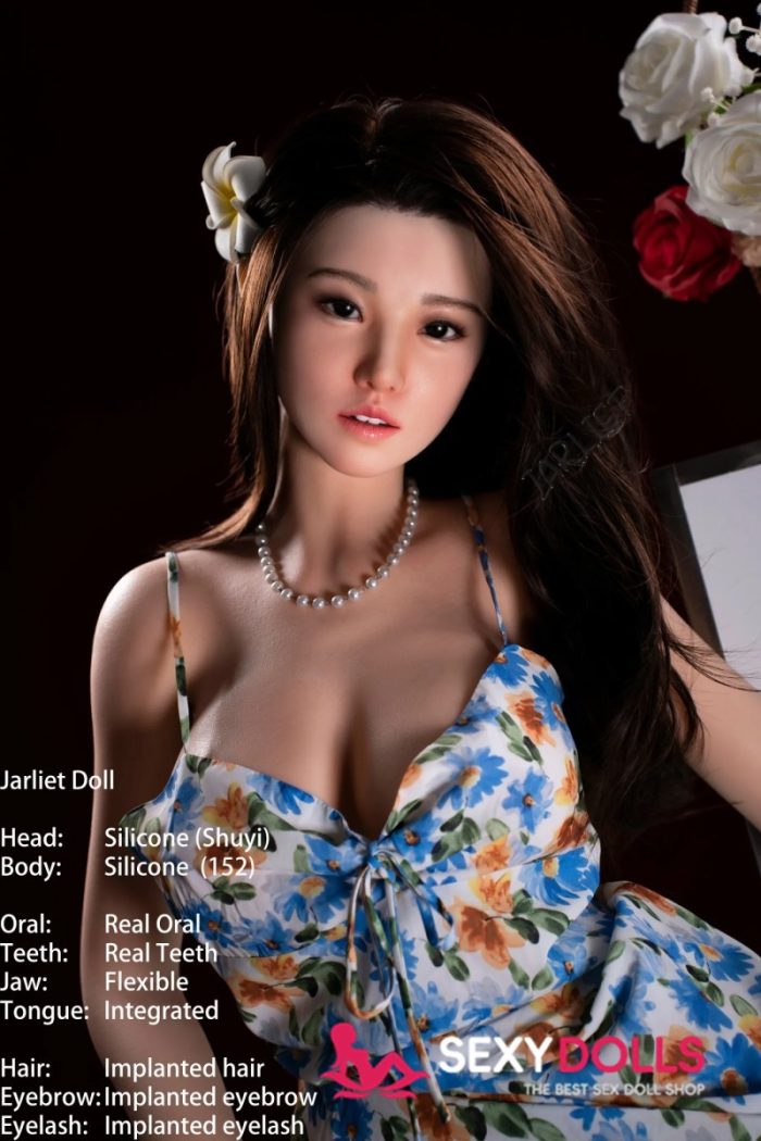 152cm (5ft) E-Cup Silicone Korean Sex Doll Shuyi with ROS Head for Men - Image 2