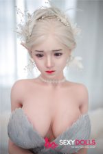 157cm (5ft2) H-cup Hybrid Chinese Sex Doll JingYa with Silicone Head - Image 2