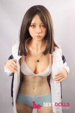 148cm (4ft10) B-Cup Silicone Yuna Sex Doll with Head #7 for Men - Image 2