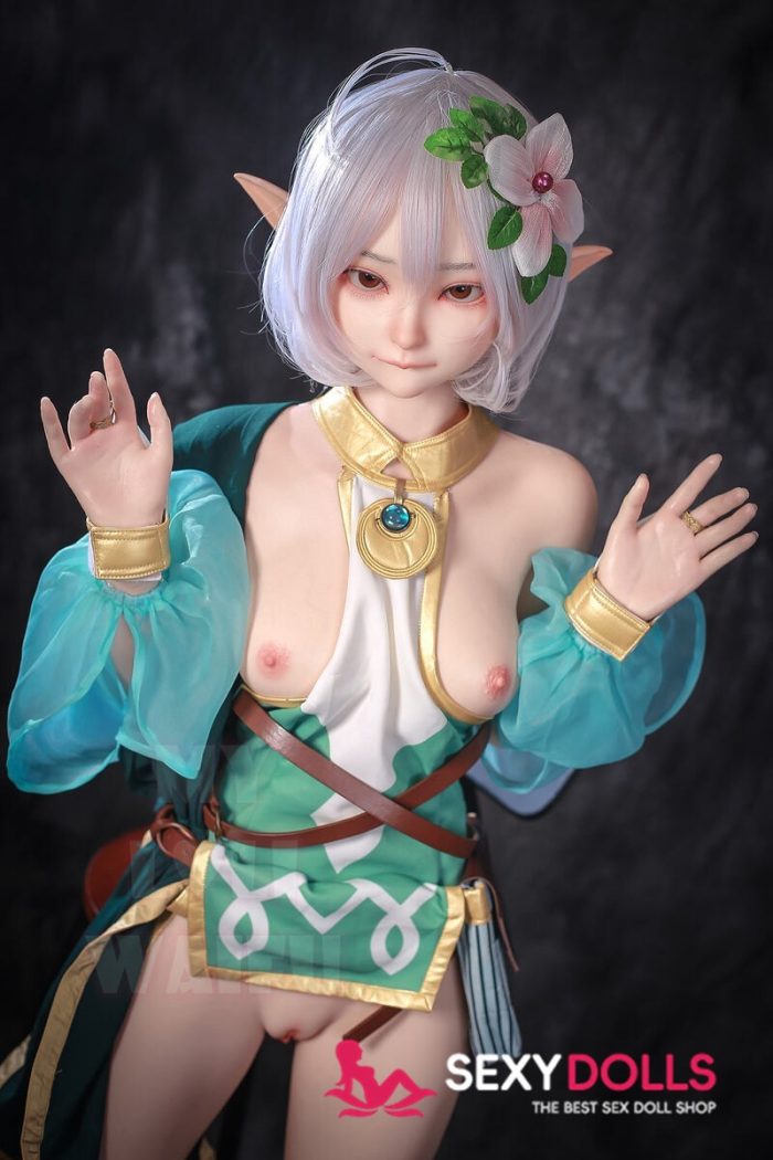 148cm (4ft10) B-cup Silicone Ali Sex Doll with ROS Head #60B for Men - Image 5