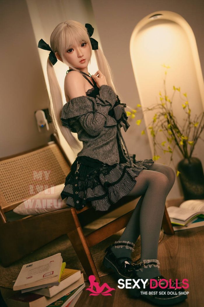 150cm (4ft11) C-Cup Silicone Cute Little Sex Doll Haruki with ROS Head #18 for Men - Image 5