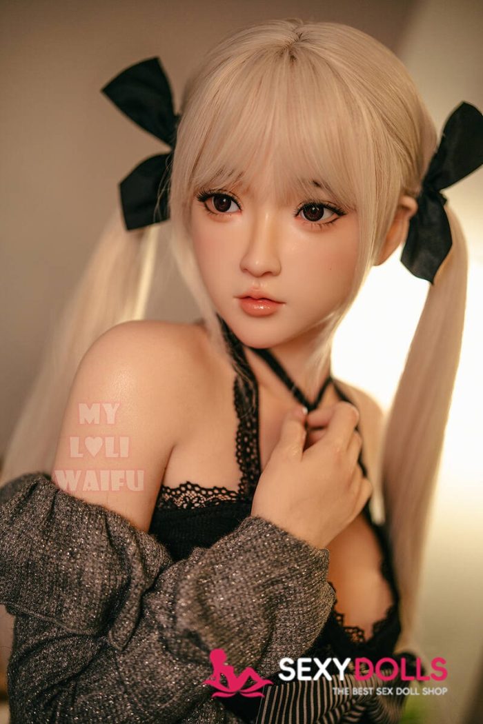 150cm (4ft11) C-Cup Silicone Cute Little Sex Doll Haruki with ROS Head #18 for Men - Image 8