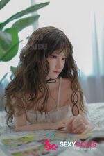 150cm (4ft11) B-Cup Hot Silicone Sex Doll Runa with ROS Head #102B for Men - Image 6