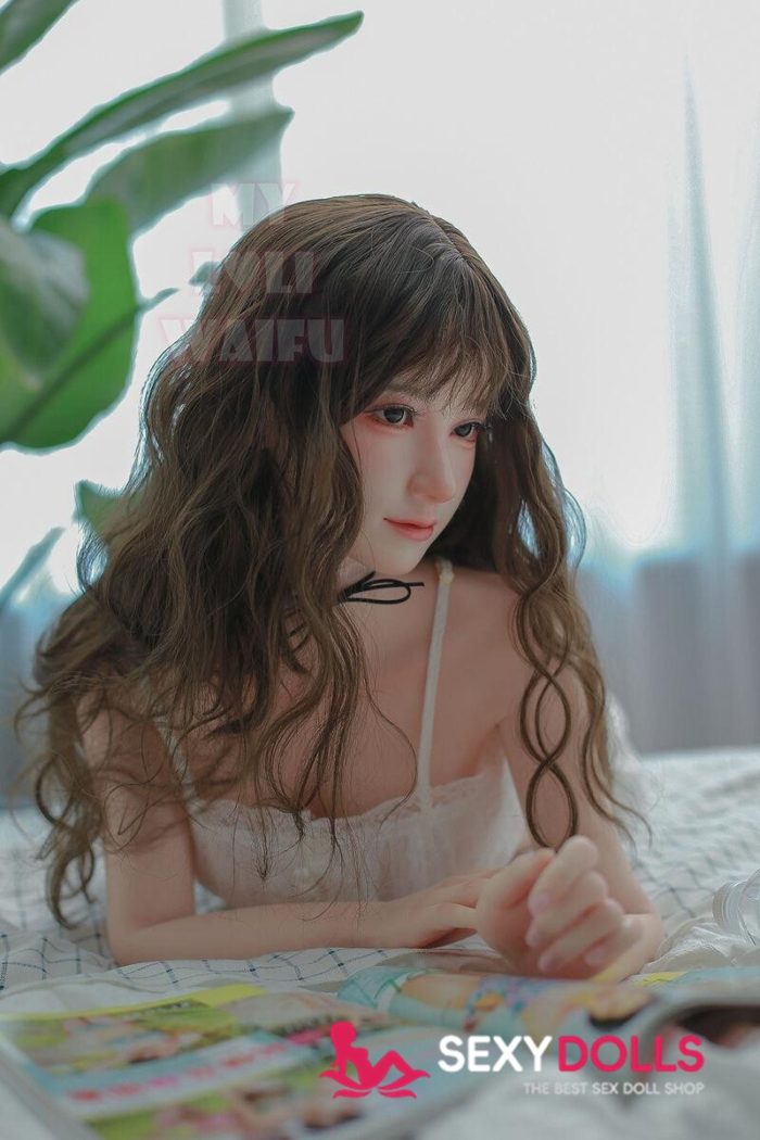 150cm (4ft11) B-Cup Hot Silicone Sex Doll Runa with ROS Head #102B for Men - Image 6