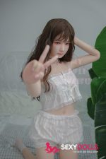 150cm (4ft11) B-Cup Hot Silicone Sex Doll Runa with ROS Head #102B for Men - Image 7