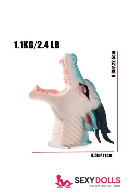 Aurora: 1.1kg (2.4 lbs) Silikone Sex Toy Dragon Head Hentai Onahole Pocket Pussy | SexyDolls.shop