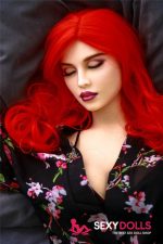 170cm (5ft7) H-Cup Misty Sex Doll with Red Hair for Men - Image 3