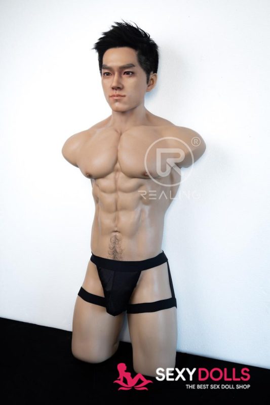 100cm (3ft3) Silicone Torso Male Sex Doll with Head Hogan for Women | SexyDolls.shop