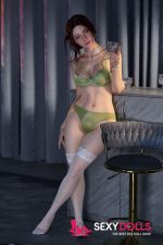 158cm (5ft2) E-Cup Silicone Nina Sex Doll with Head #42 for Men - Image 5