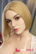 160cm (5ft3) L-cup Silicone Blonde Sex Doll Rebekka with Head J7 for Sale - Image 9