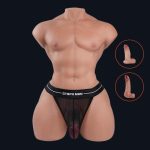 Mark Pro: 58cm (22.8”) 36.4lbs TPE Male Sex Torso with Three Silicone Removable Dildos, In Stock | SexyDolls.shop