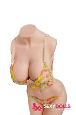 Aurora 2.0: 86cm (33.9”) 55.57lbs Fair Sex Doll Torso with Tantabosom for Men, In Stock - Image 4
